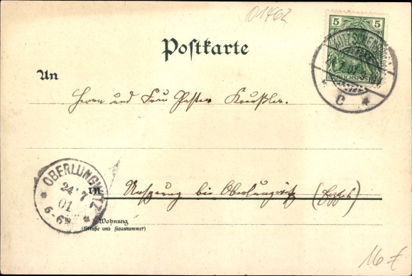 Chromo-Litho Dresden West Mobschatz, Liebeneck and Cossebaude, Wilhelmsburg