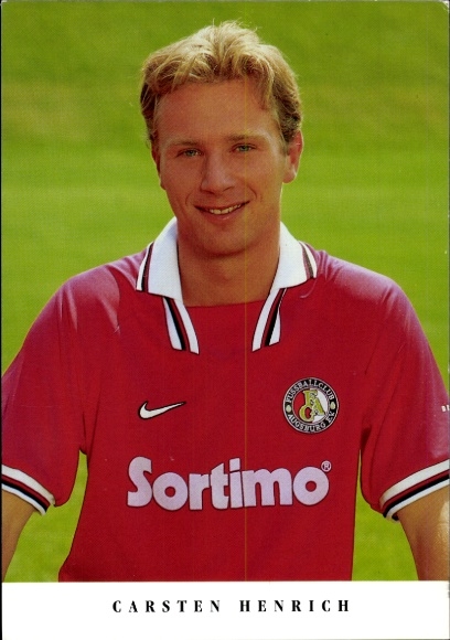 Autogrammkarte Fußballer Carsten Henrich, FC Augsburg, Autogramm