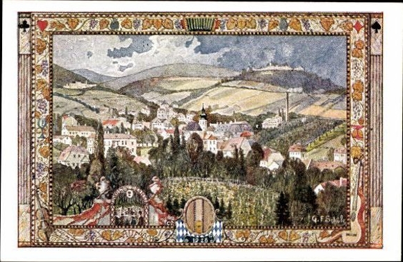 6 PCs in envelope, 10th German Singers' Festival Vienna 1928