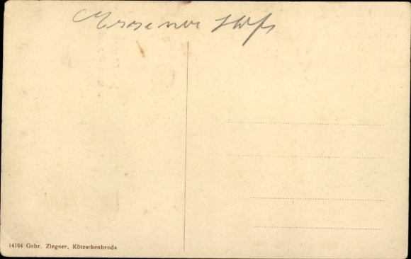 Postcard Dresden Coschütz, Les Clevers in their repertoire