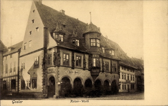 Ak Goslar am Harz,  Kaiser-Worth, Kaller-Work,  Architektur