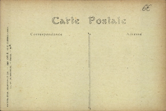 Postcard Huelgoat Finistère, discs by the lake