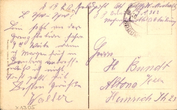Postcard Bohumín Oderberg Region Moravian Silesia, Railway Station
