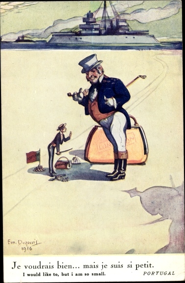 Artist PC Dupuis, Emil, Portugal, Monsieur l'Anglais, Shadow of Kaiser Wilhelm II., Warship