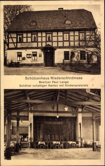 PC Niederschindmaas Dennheritz in Saxony, Schützenhaus, owned by Paul Lange, stage