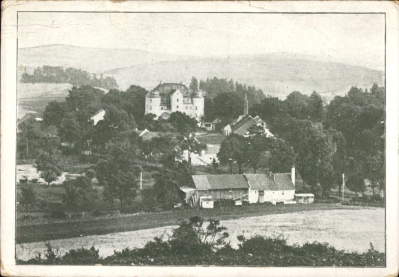 Postcard Heinersgrün Weischlitz in Vogtland, historical building, rural surroundings, hiking lodge, P...
