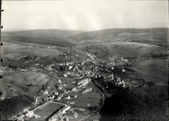 Ak Liebenau Waldenbuch im Schönbuch Württemberg, Blick auf  eine Stadt in Baden-Württemberg, m...