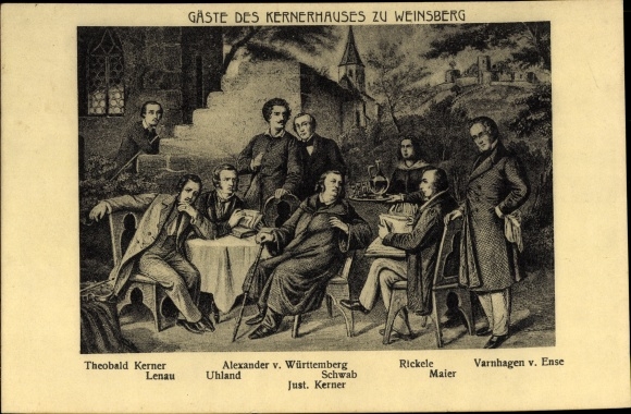KP Weinsberg w powiecie Heilbronn, Kernerhaus, Theobald Kerner, Alexander v. Wirtembergia