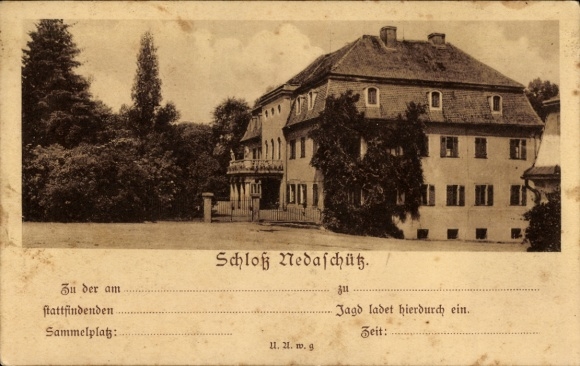 Ak Nedaschütz Koblenz Göda in Oberlausitz, kasteel