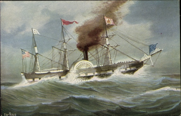 Artist PC Rave, Chr., Marine Gallery 174, First German-American mail steamer Washington