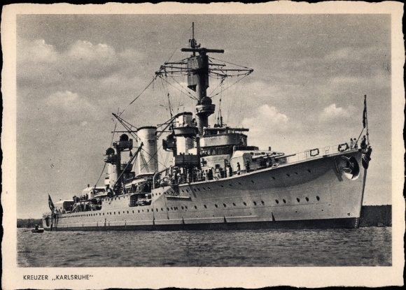 PC Deutsches Kriegsschiff, Karlsruhe, Kreuzer, Kriegsmarine