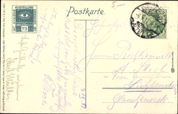 KP Drezno, Wystawa Higieny 1911, Francuski Pawilon Państwowy
