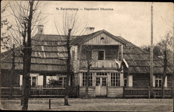 KP Święciany Litwa, chata Napoleona