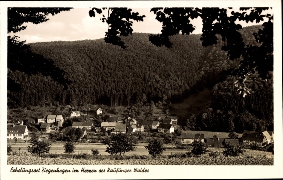 PC Ziegenhagen Witzenhausen in the Werra Meißner Kr., guest and pension house to the crown, owner W. Blessmann