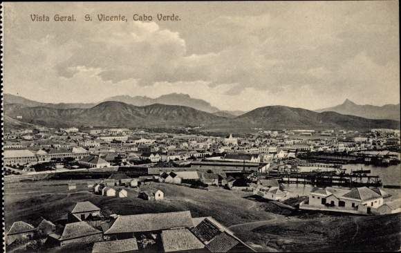 Ak São Vicente Cabo Verde Kap Verde, Gesamtansicht