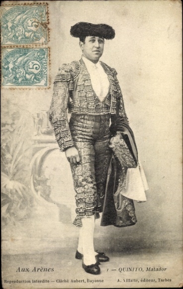 Ak Stierkampf, Matador, Spanische Tracht