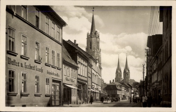 Postcard Mühlhausen in Thuringia, Wanfriederstraße