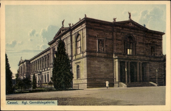 Postcard Cassel Kassel in Hesse, Royal Picture Gallery, Architecture