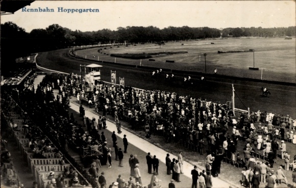 Photo Postcard Hoppegarten in Brandenburg, racecourse