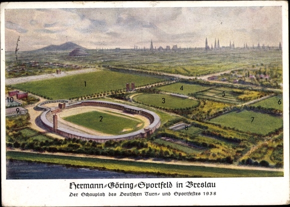 Artist PC Wrocław Breslau Silesia, Hermann Göring Sportfeld, German Gymnastics and Sports Festival 1938