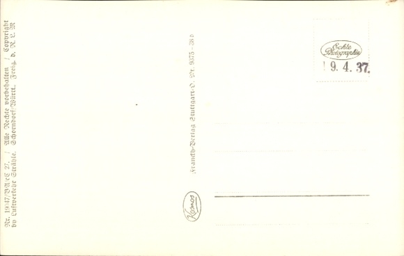 Postcard Leopoldshöhe Weil am Rhein, aerial photograph