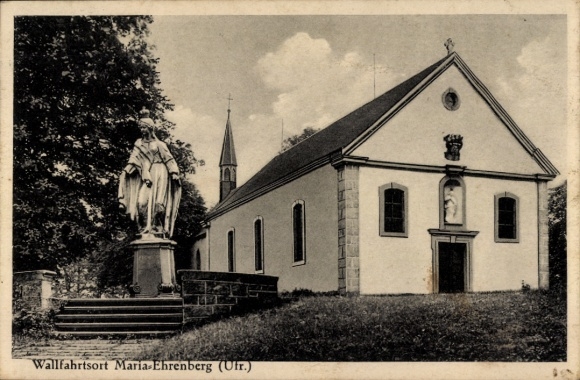 Ak Wildflecken in de Rhön Neder-Franken, bedevaartskerk Maria Ehrenberg