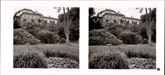 Stereo spatial image photo &quot;The NS model companies&quot; 1937-38 No. 82 watch goldware shop Gerhard D. Wempe