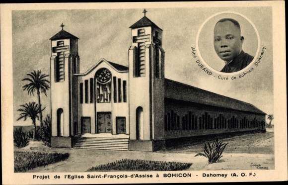 Artist PC Bohicon Dahomey Benin, Abbe Durand, Eglise Saint Francois d&#39;Asisse