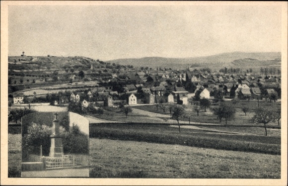 KP Thür w Nadrenii-Palatynacie, panorama miejsca, pomnik, widok ogólny
