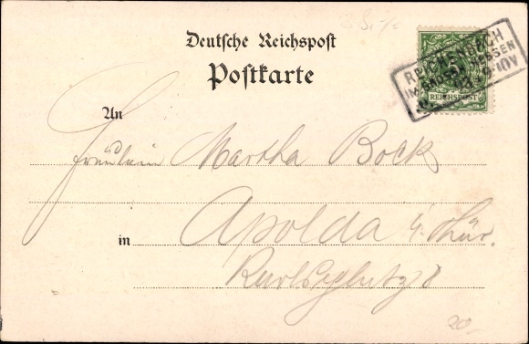 Precursor Chromo-Litho Felsberg in Hesse, Restaurant Forsthaus, Kuralpe Kreuzhof, Riesensäule, Felsenmeer