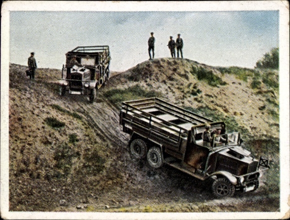 Sammelbild Die deutsche Wehrmacht Nr. 138 Geländegängige Lastkraftwagen