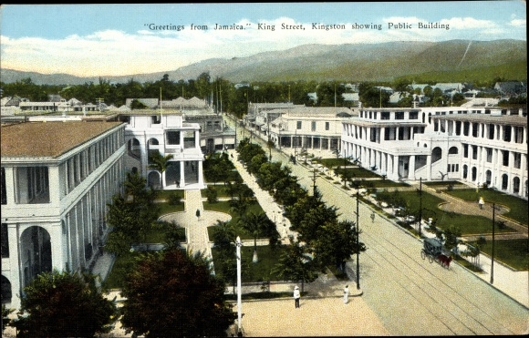 Ak Kingston Jamaika, King Street, public building