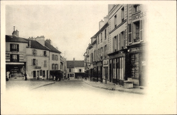 Ak Tournan Seine et Marne, Straßenpartie, Pharmacie, Läden, Geschäfte