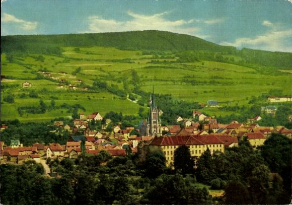 Postcard Tann in the Rhön East Hesse, Panorama