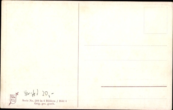 Song artist Postcard Boettcher, Hans, On the Swabian Railway, picture 4