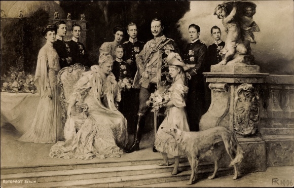 Artist PC Keller, Ferdinand, German Imperial House under Kaiser Wilhelm II., greyhound
