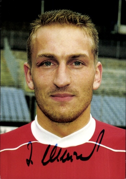 Autograph card footballer Ingo Menzel, Wuppertaler SV, autograph