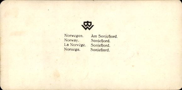 Stereo photo Norway, At the Sonjefjord