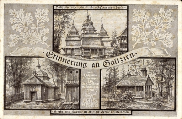 Künstler Ak Wilhelm, Aug., Bolechiw Bolechow Ukraine, Galizien, Kirche, Kapelle