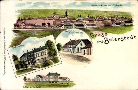 lito Beierstedt Dolna Saksonia, Ogród Vasela, Zajazd W. Schliephake, Zagroda F. Siemanna