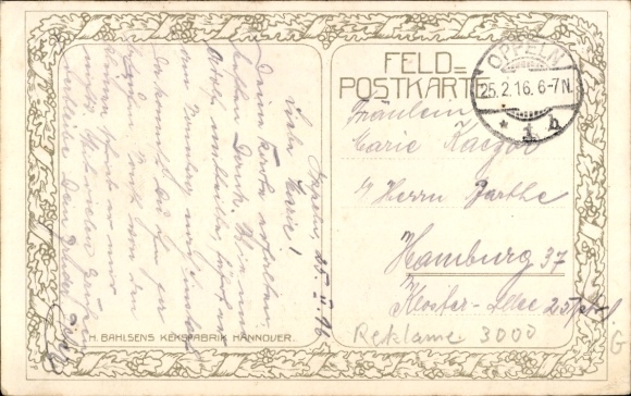Artist Postcard Georgi, W., Meldereiter, Leibniz Biscuit, Advertising