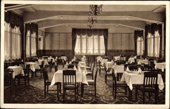 Ak Oberhof im Thüringer Wald, Speisesaal, Heinrich Lorenz Stiftung