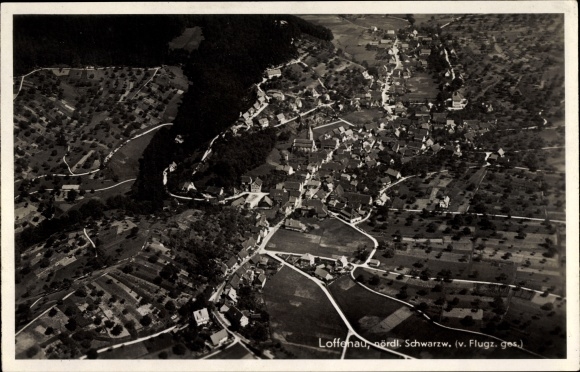 PC Loffenau in the Black Forest, aerial photo
