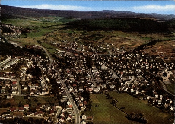 PC Eibelshausen Eschenburg in Hesse, general view, aerial photo