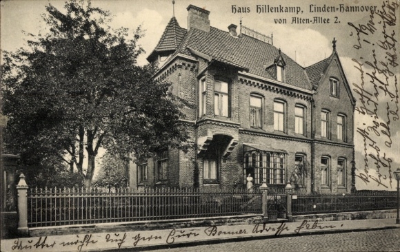 Postcard Linden Limmer Hannover, Haus Hillenkamp
