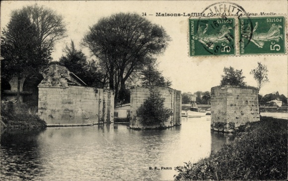 Postcard Maisons Laffitte Yvelines, Le vieux Moulin