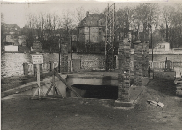 Original Foto Berlin Friedrichshagen, Spreetunnel, um 1946, ca. 12 x 17 cm