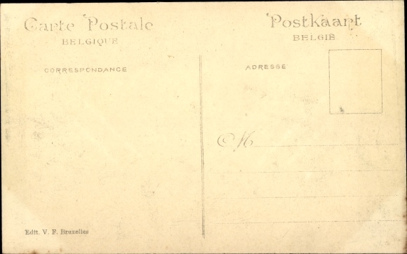 Pocztówka Bruksela Bruksela, 1910 Wystawa, Pawilon Holenderski
