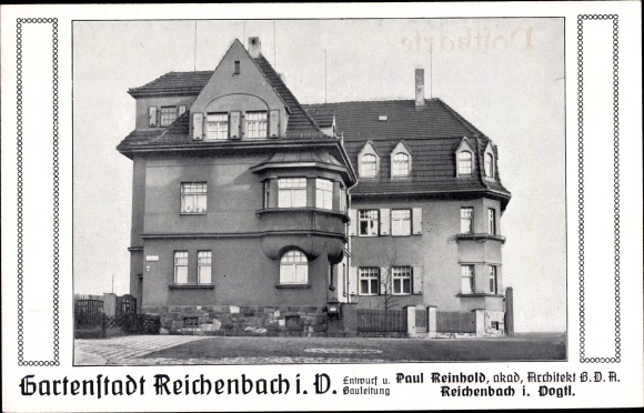 KP Reichenbach im Vogtland, miasto-ogród, architekt Paul Reinhold