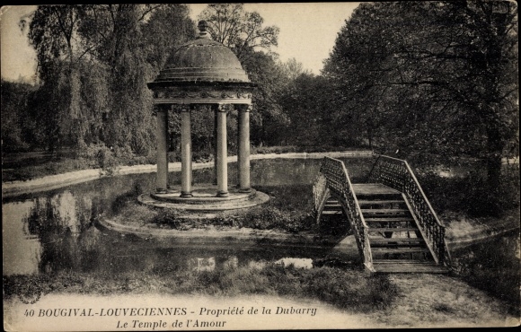 Ak Bougival Yvelines, Le Temple de l'Amour
